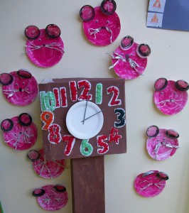 Our completed clock
